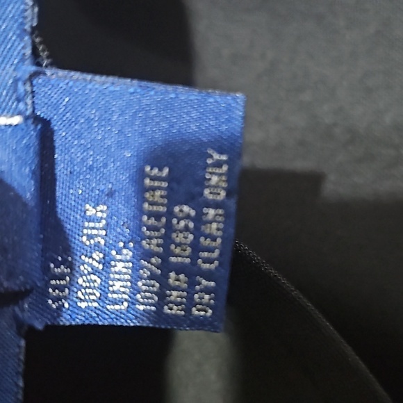 J.‎ McLaughlin Silk Black Pants with Straight Leg Cut and High Waist Size 8 - Picture 4 of 8